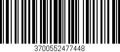 Código de barras (EAN, GTIN, SKU, ISBN): '3700552477448'