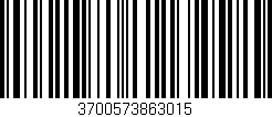 Código de barras (EAN, GTIN, SKU, ISBN): '3700573863015'
