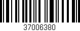 Código de barras (EAN, GTIN, SKU, ISBN): '37006380'