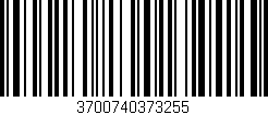 Código de barras (EAN, GTIN, SKU, ISBN): '3700740373255'
