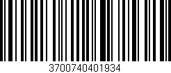 Código de barras (EAN, GTIN, SKU, ISBN): '3700740401934'