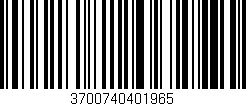 Código de barras (EAN, GTIN, SKU, ISBN): '3700740401965'