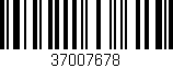 Código de barras (EAN, GTIN, SKU, ISBN): '37007678'