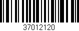 Código de barras (EAN, GTIN, SKU, ISBN): '37012120'