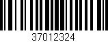 Código de barras (EAN, GTIN, SKU, ISBN): '37012324'