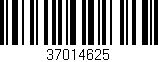 Código de barras (EAN, GTIN, SKU, ISBN): '37014625'