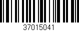 Código de barras (EAN, GTIN, SKU, ISBN): '37015041'