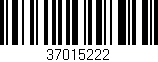 Código de barras (EAN, GTIN, SKU, ISBN): '37015222'
