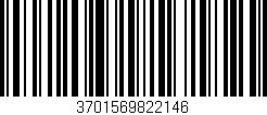 Código de barras (EAN, GTIN, SKU, ISBN): '3701569822146'