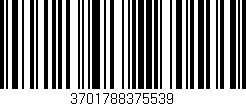 Código de barras (EAN, GTIN, SKU, ISBN): '3701788375539'