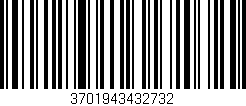 Código de barras (EAN, GTIN, SKU, ISBN): '3701943432732'