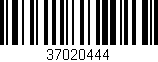 Código de barras (EAN, GTIN, SKU, ISBN): '37020444'