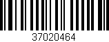 Código de barras (EAN, GTIN, SKU, ISBN): '37020464'