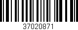 Código de barras (EAN, GTIN, SKU, ISBN): '37020871'