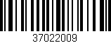 Código de barras (EAN, GTIN, SKU, ISBN): '37022009'