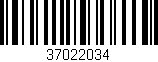 Código de barras (EAN, GTIN, SKU, ISBN): '37022034'