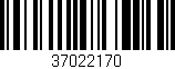 Código de barras (EAN, GTIN, SKU, ISBN): '37022170'