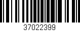 Código de barras (EAN, GTIN, SKU, ISBN): '37022399'
