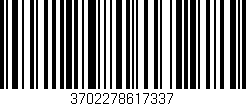 Código de barras (EAN, GTIN, SKU, ISBN): '3702278617337'