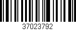 Código de barras (EAN, GTIN, SKU, ISBN): '37023792'