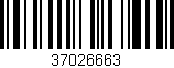Código de barras (EAN, GTIN, SKU, ISBN): '37026663'