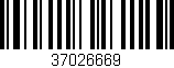 Código de barras (EAN, GTIN, SKU, ISBN): '37026669'