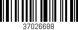 Código de barras (EAN, GTIN, SKU, ISBN): '37026688'