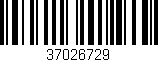 Código de barras (EAN, GTIN, SKU, ISBN): '37026729'