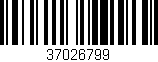 Código de barras (EAN, GTIN, SKU, ISBN): '37026799'