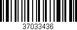 Código de barras (EAN, GTIN, SKU, ISBN): '37033436'