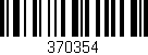 Código de barras (EAN, GTIN, SKU, ISBN): '370354'