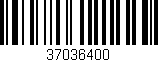 Código de barras (EAN, GTIN, SKU, ISBN): '37036400'