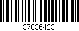 Código de barras (EAN, GTIN, SKU, ISBN): '37036423'