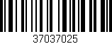 Código de barras (EAN, GTIN, SKU, ISBN): '37037025'