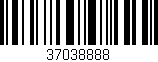 Código de barras (EAN, GTIN, SKU, ISBN): '37038888'