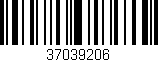 Código de barras (EAN, GTIN, SKU, ISBN): '37039206'