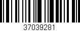 Código de barras (EAN, GTIN, SKU, ISBN): '37039281'