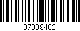 Código de barras (EAN, GTIN, SKU, ISBN): '37039482'