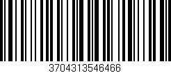 Código de barras (EAN, GTIN, SKU, ISBN): '3704313546466'