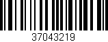 Código de barras (EAN, GTIN, SKU, ISBN): '37043219'