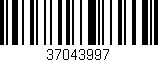 Código de barras (EAN, GTIN, SKU, ISBN): '37043997'