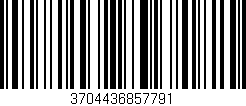 Código de barras (EAN, GTIN, SKU, ISBN): '3704436857791'