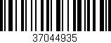 Código de barras (EAN, GTIN, SKU, ISBN): '37044935'