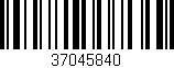Código de barras (EAN, GTIN, SKU, ISBN): '37045840'