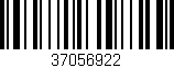 Código de barras (EAN, GTIN, SKU, ISBN): '37056922'