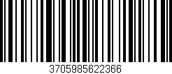 Código de barras (EAN, GTIN, SKU, ISBN): '3705985622366'