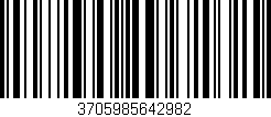 Código de barras (EAN, GTIN, SKU, ISBN): '3705985642982'