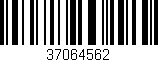 Código de barras (EAN, GTIN, SKU, ISBN): '37064562'
