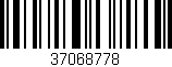 Código de barras (EAN, GTIN, SKU, ISBN): '37068778'
