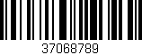 Código de barras (EAN, GTIN, SKU, ISBN): '37068789'